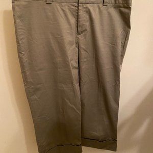 Merona Khaki Stretch Twill Slacks Sz 14